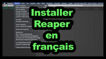 installer reaper en français