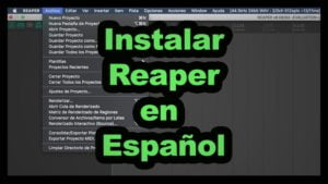 instalar reaper en español